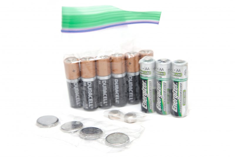 Batteries sealed for recycling