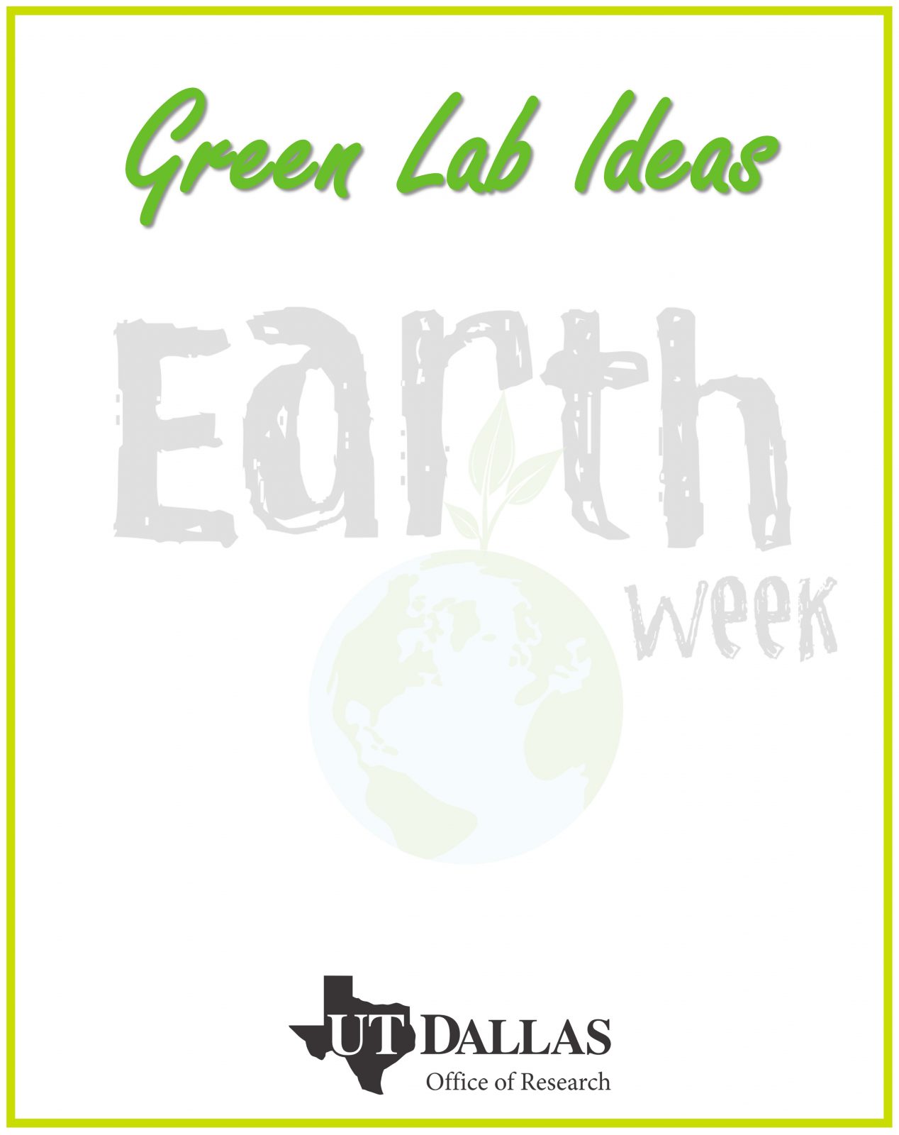 Earth Week Poster