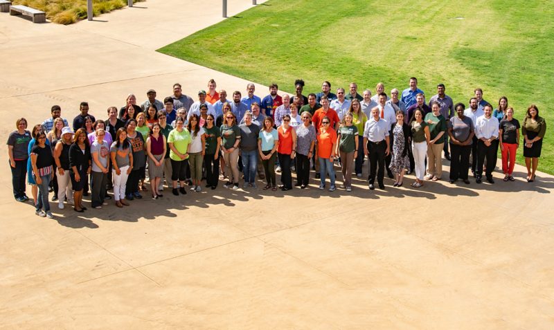 Group photo of the Office of Research employees